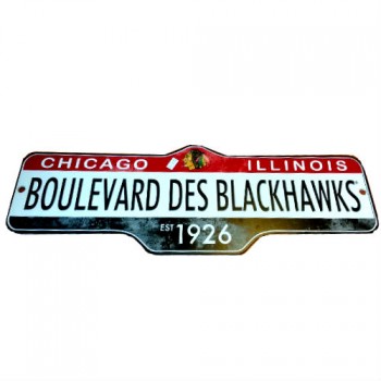STREET SIGN - NHL - CHICAGO BLACKHAWKS